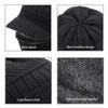 Winter Men's Knitted Hat Autumn/Winter Women's New Cotton Hat with Velvet Wool Hat Men's Cold Hat for Warmth