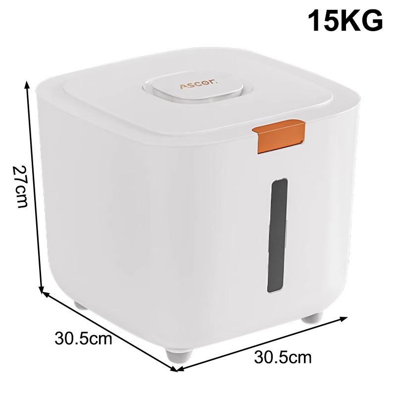 Rice Bucket Insect-Proof And Moisture-Proof Sealed Container Food-Grade Storage Bin Kitchen Container Storage Box