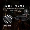 Folding 12 ribs 290g x diameter 103cm x compact to Folding highly water safety reflective rainy season typhoon durable glass fiber bones for men and