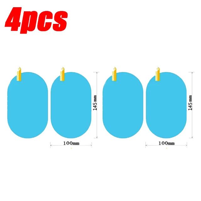 Waterproof Car Rearview Mirror Film Nano Rainproof Transparent Protective Sticker Universal Rearview Mirrors Anti-Fog Stickers