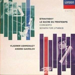 

CD STRAVINSKY, ASHKENAZY; GAVRILOV - Le Sacre Du Printemps, Concerto, So 4338292 London Records 1992 US Classical Used