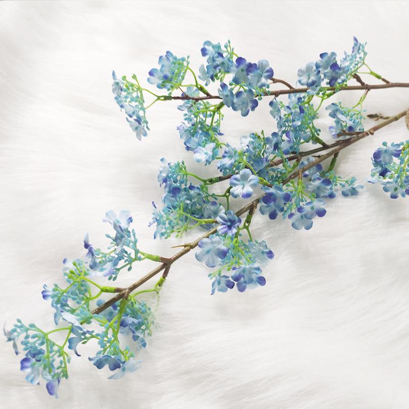 

New simulation small broken, cherry blossom single branch feel pear blossom branch home home simulation mini small flower