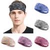 Sports Headband Sweat-Proof Elastic Hair Band Soft Lightweight Headband for Women Men Fitness Yoga Running Workout