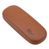Hochwertiger Hartschalen-Etui mit Holzmaserung, Metall-Brillenetui für Herren und Damen, PU-Leder-Brillenbox