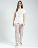 MONTE CARLO Womens Printed Lower , T-Shirt And Short Set