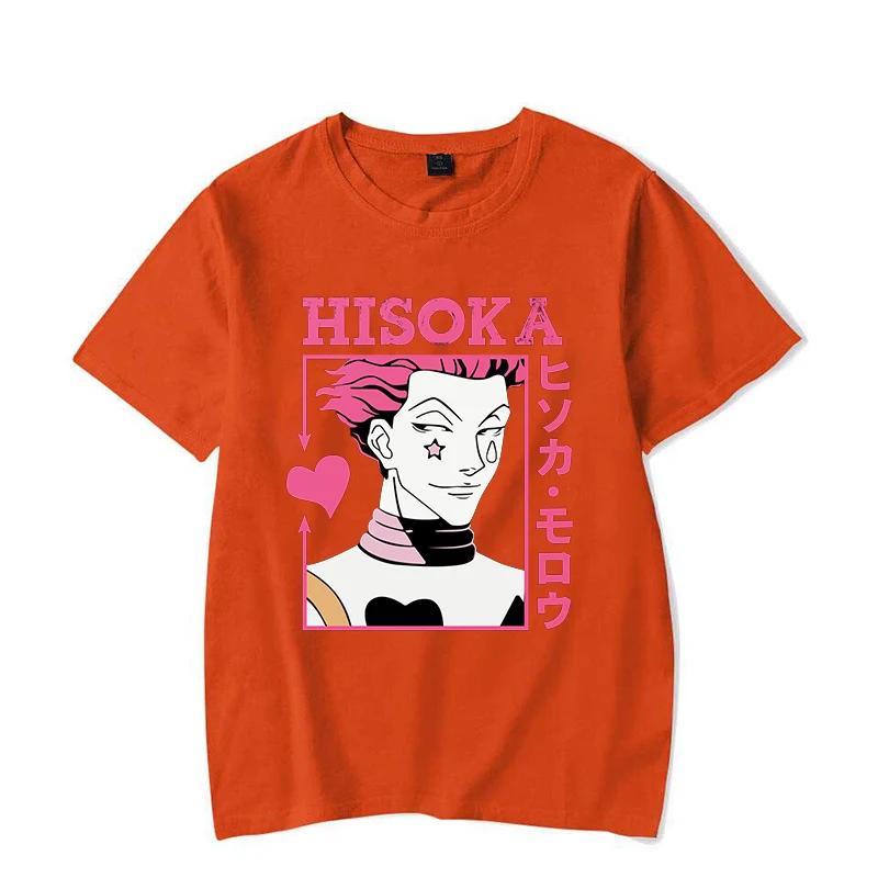 New Hot Anime Hisoka Printed Shirt Women's Men's Casual Personality T-shirt Y2k Summer T-shirt Tops