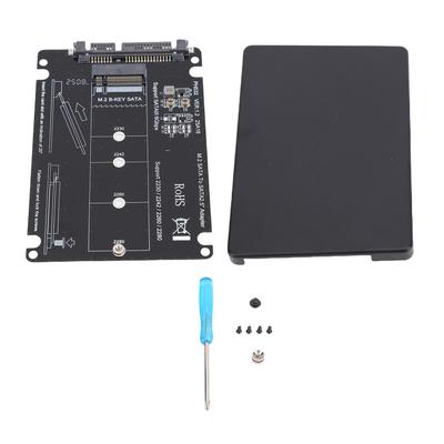 M.2 NGFF B Key MSATA SSD To 2.5in Serial ATA Adapter Enclosure Hard Disk Drive Converter Card for 2230 2242 2260 2280