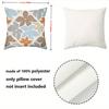 1 Pieces Retro Floral Geometric Pattern Throw Pillow Covers Pattern Cushion Cover Suitable For Sofa Bedroom Car Pillow Cover