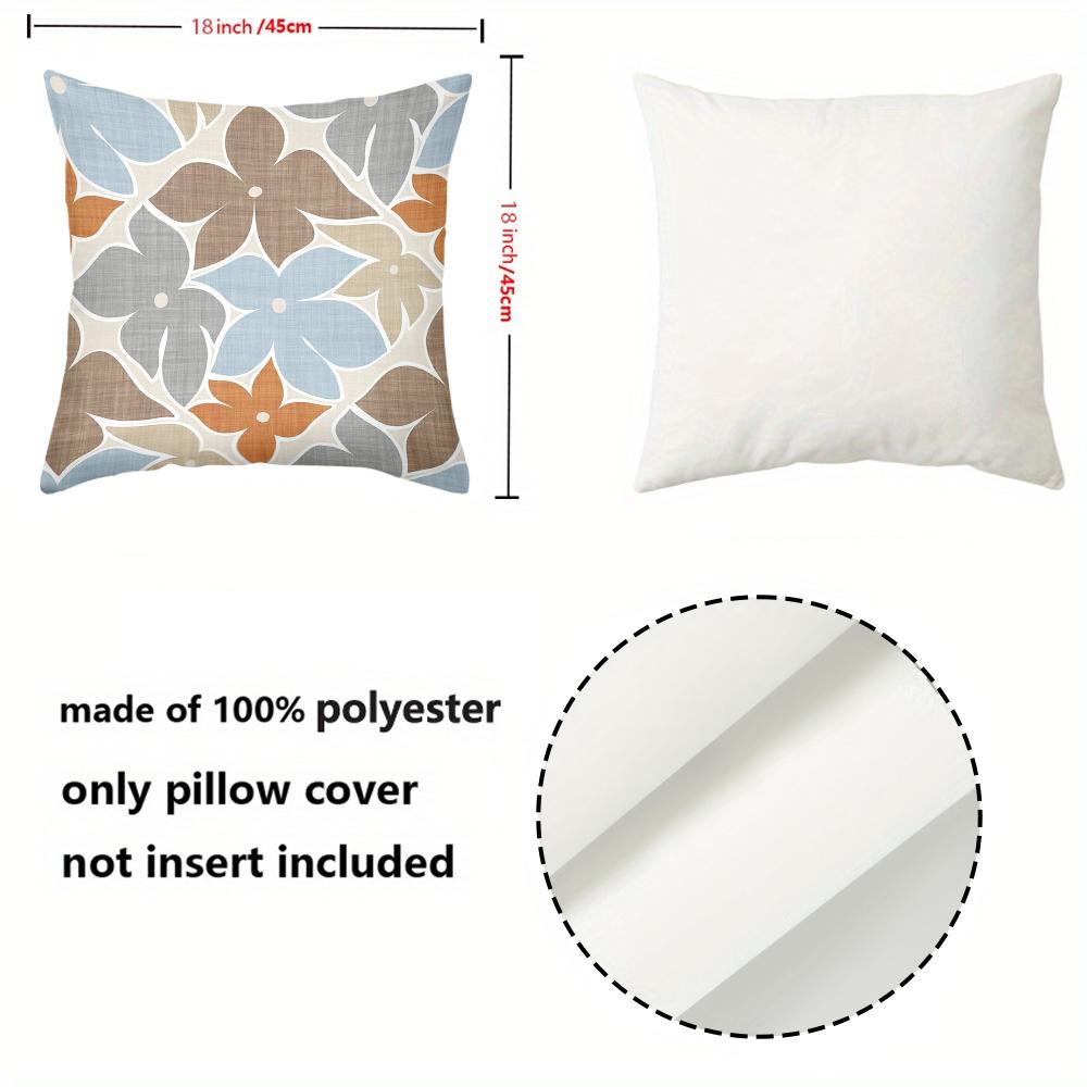 1 Pieces Retro Floral Geometric Pattern Throw Pillow Covers Pattern Cushion Cover Suitable For Sofa Bedroom Car Pillow Cover