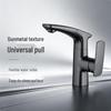 Qidanna Gunmetal Universal Pull-Out Basin Faucet