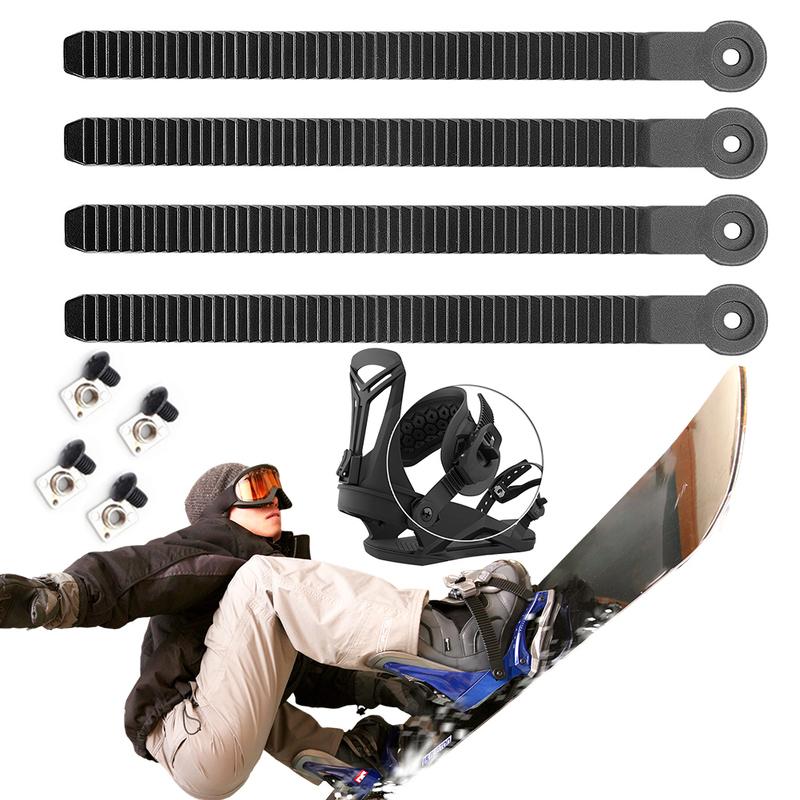 2/4Pcs Snowboard Binding Ladder Straps Universal Roller Skating Shoes Strap Snowboard Binding Replacement for Ice Skates Shoes