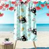 Chococat Print Beach Towel, Large Soft Quick Dry Towel for Beach Camping Swimming