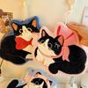 2pcs Water Absorption Cartoon Cat Hand Towel Coral Fleece Kitchen Handkerchief  Dinning Table