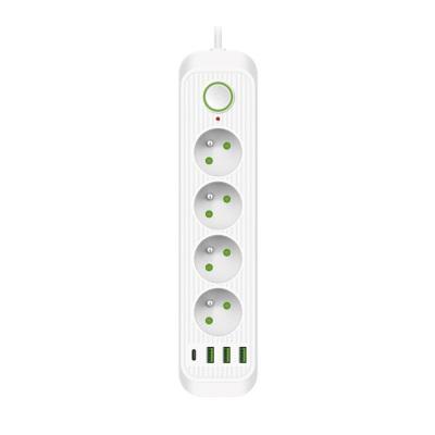 Extension cable 4gn+USB/1.5m/Zu+W/1.5mm white