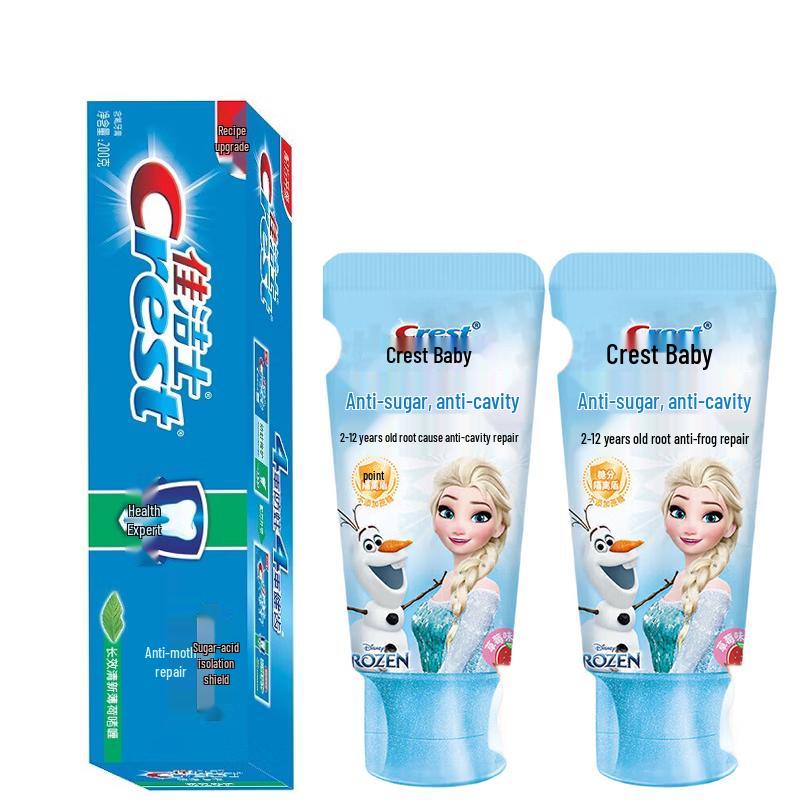 Crest Anti-Cavity Protection Adult & Kids Toothpaste Bundle