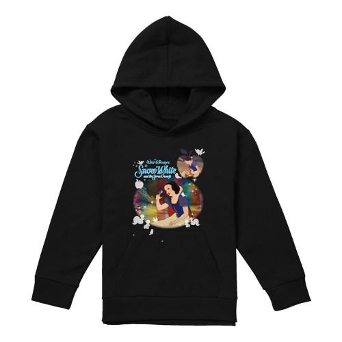 Snow White And The Seven Dwarfs Childrens/Kids Movie Shot Heather Hoodie