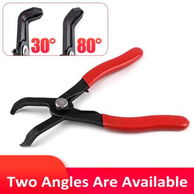 Werkzeug zum Entfernen von Druckstiften, um 80 Grad abgewinkelte Druckstiftzange zum Entfernen und Ersetzen von Haltern und Ankern