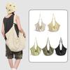 Nylon Canvas Tote Bag Large Dumpling Capacity Casual Commuter Crossbody Bag able Leisure Versatile Single Shoulder Bag