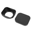 Camera Lens Hood Aluminium Alloy Accurate CNC Fine Processing Lens Hood Shade Protector with Cap