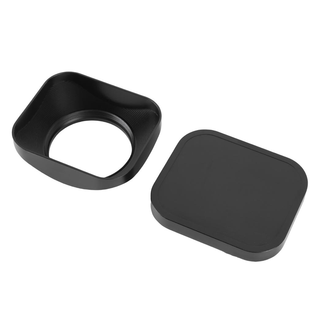 Camera Lens Hood Aluminium Alloy Accurate CNC Fine Processing Lens Hood Shade Protector with Cap