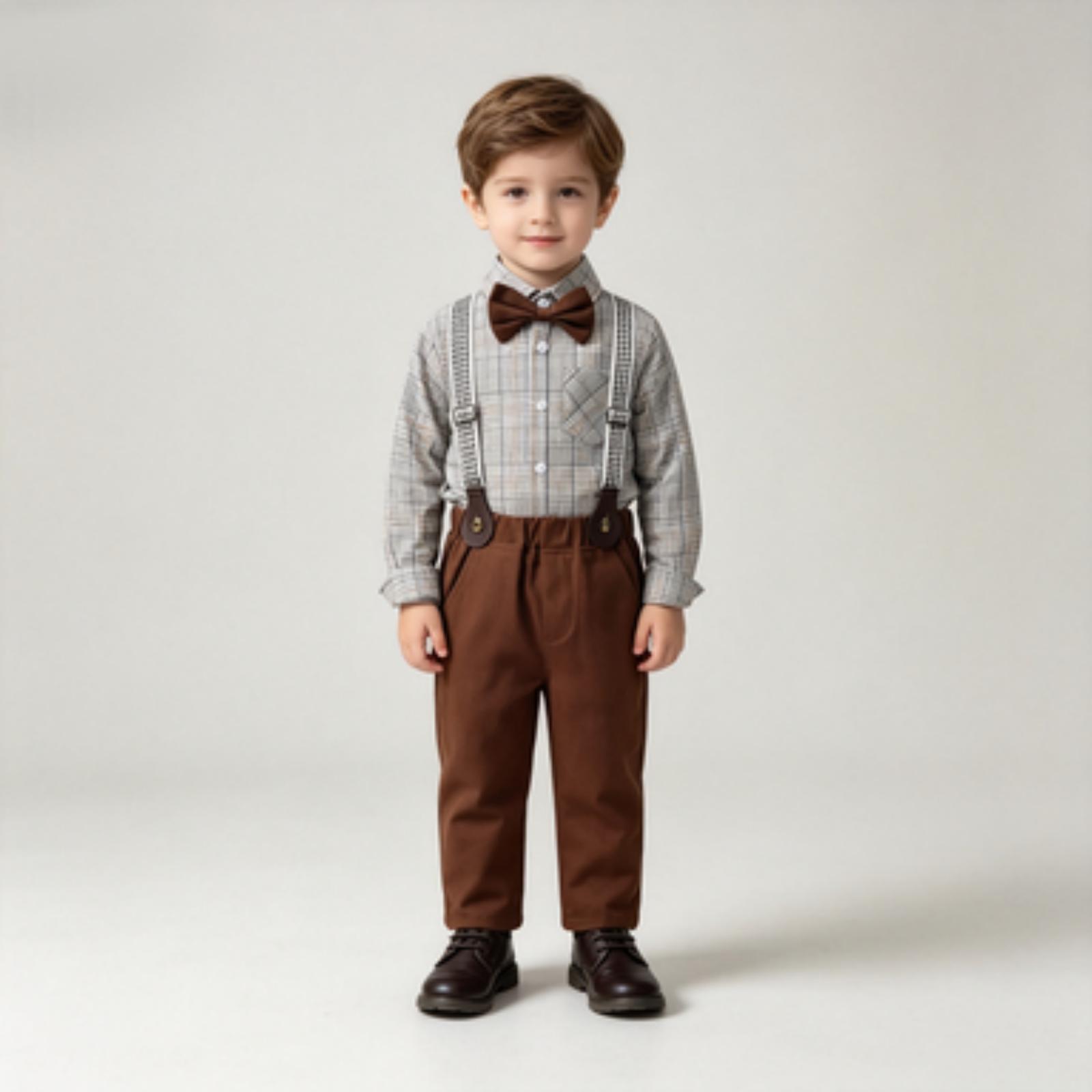 Toddler Boy s Birthday Outfit Set Korean Dress Suit for 1 Year Old Baby Boy 100