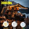 LED Solar String Lights Outdoor, Waterproof Solar Fairy Lights Copper Wire Solar Twinkle Lights for Tree Garden Party Wedding