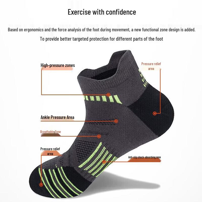 TFO Men's Low-Cut Outdoor Performance Socks