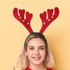 Red Green Christmas Headband Reindeer Antlers Design Hair Band | Deer Horn Hairband for Party Birthday | Xmas Gift for Children Girls