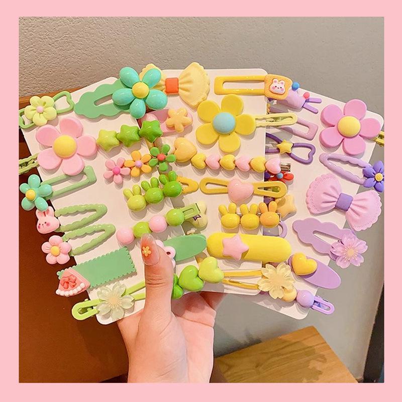 14-Piece Set of Cute Hair Clips for Girls - 2025 New Style Hair Accessories