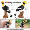 Model Wildlife Animal Solid Plastic Parrot And Hornbill Figures For Gift Kids