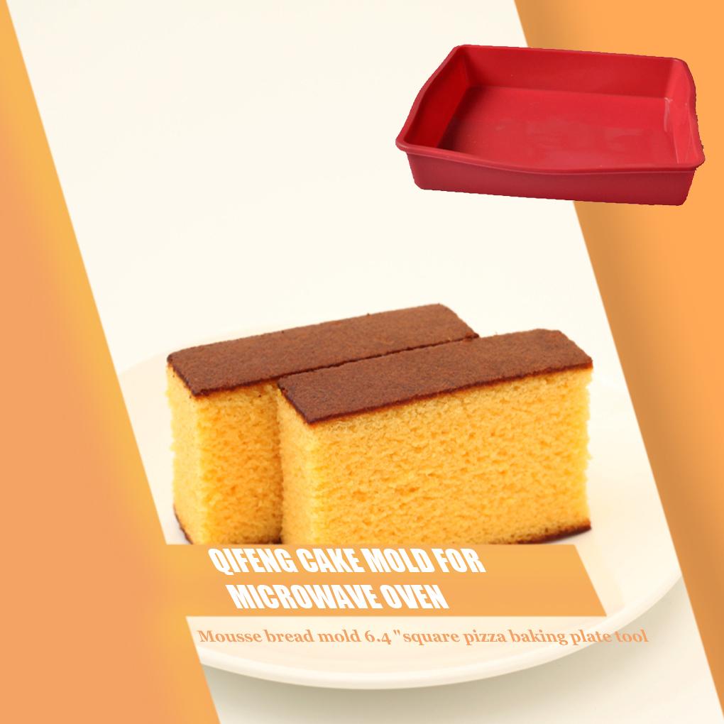 Forma de Bolo de Silicone Antiaderente Padaria Caseira Cozinha Muffin Mousse Sobremesa Pastelaria Assadeira Molde para Fazer Lavável