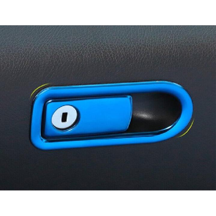 For Mercedes-Benz GLC 2016- Steel Blue Co-Pilot Storage Box Handle Bowl Trim