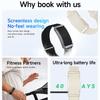 Health Smart Bracelet for Couples Heart Rate Monitor Activity Fitness Tracker Men Women Sports Waterproof Wristbands NO Screen