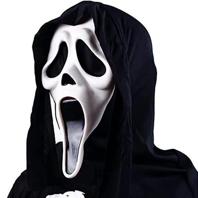 Screaming Ghost Face Head Mask Halloween Mask Full Head Masks for Cosplay