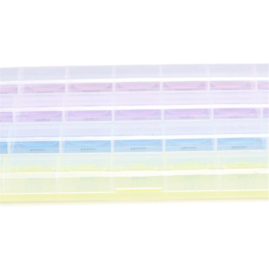 Plastic Pill Box Daily Medicine Storage Tablet Sorter Month Case Organizer box