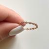 ZHOUYANG Cubic Zirconia Ring For Women Simple Cute Bijou Party Light Gold Color Finger Thin Rings Fashion Jewelry  Gift KCR112