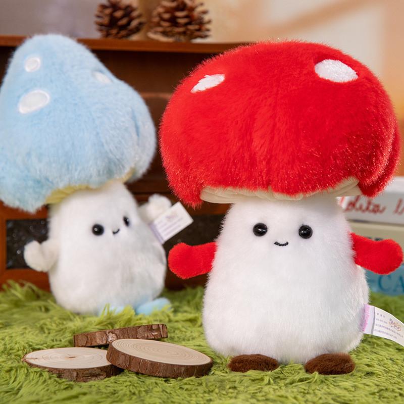 Peluche Fungo Fluorescente Comfort Notturno Per Bambini Decorazione Camera da Letto Bambini