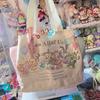 Women'S Large-Capacity Large Bag, Cute Cartoon Canvas Printing Shoulder Bag, Small Fresh And Versatile Tote Bag.