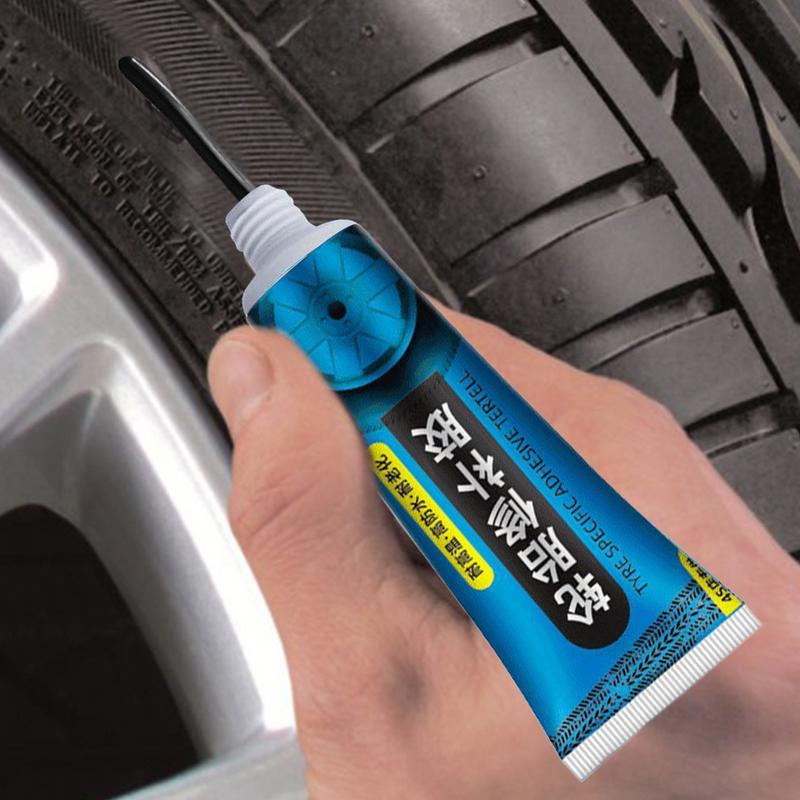 Car Tire Repair Glue 60ml Sidewall Tire Repair Kit Strong Adhesive Tire Repair Sealant High Temperature Resistant Tire Repair