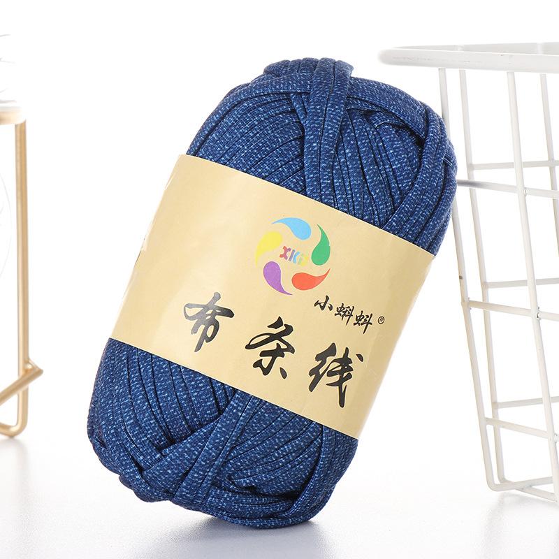 Needlework Knitting Crochet Yarn Printed Fabric Strips Line Colorful Segment Dyed Fabric Strips Line Handmade Diy Knitting Yarn Ball