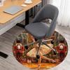 1PC ballet dancer christmas Office Round Area Rug, Under Office Chairs Bedroom Living Room Home Decor,Carpet for Office, -1110211