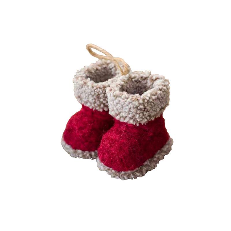 Christmas Tree Ornament: Creative Small Boot Pendant Gift Decoration