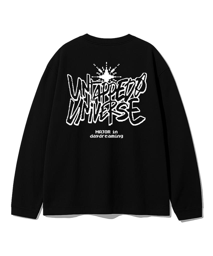 UNTAPPED STUDIO Pixel Artwork Oversized Long Sleeve T-Shirt 8 Colors (Type A)