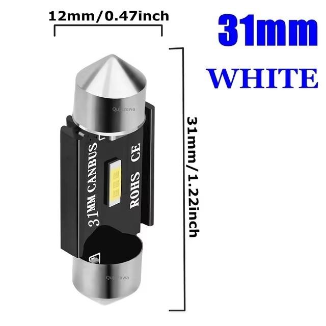 

10 шт. CANBUS Декодер 1860 Двухпиковая лампа 31 мм 36 мм 39 мм 41 мм Светодиодный потолочный светильник Лампа для чтения C5W C10W Сверхяркий 12 В