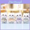 Cute Animal Plush Cat Keyring With Short Pile For Gift And Collection