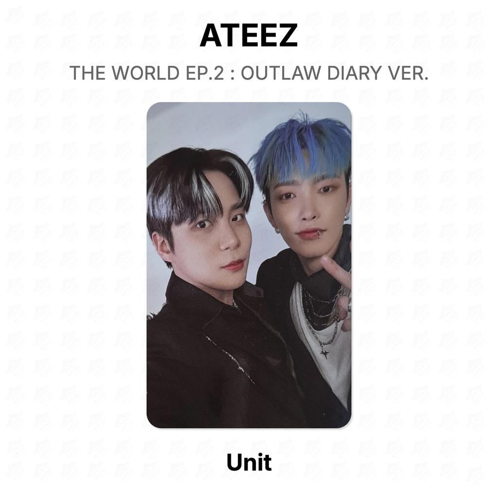 ATEEZ THE WORLD EP.2 : OUTLAW DIARY VER. Official Photocard