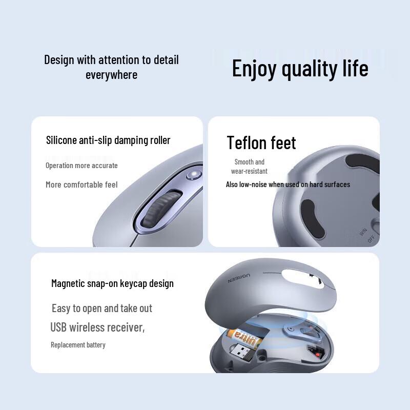 UGREEN Ergonomic Wireless Mouse