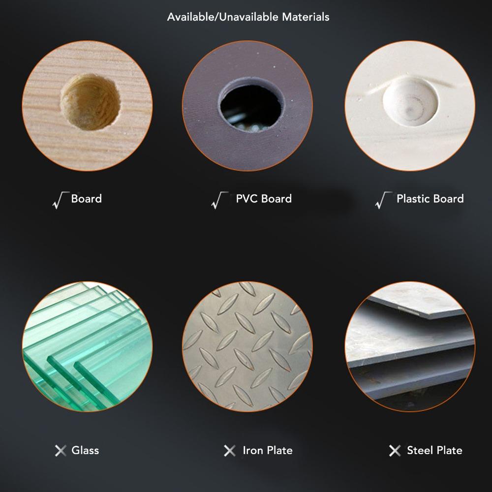 6 Stück Titanbeschichtete Spiralbohrer 3-8mm Seitenschneider mit Kerben für Holz Metall Kunststoff