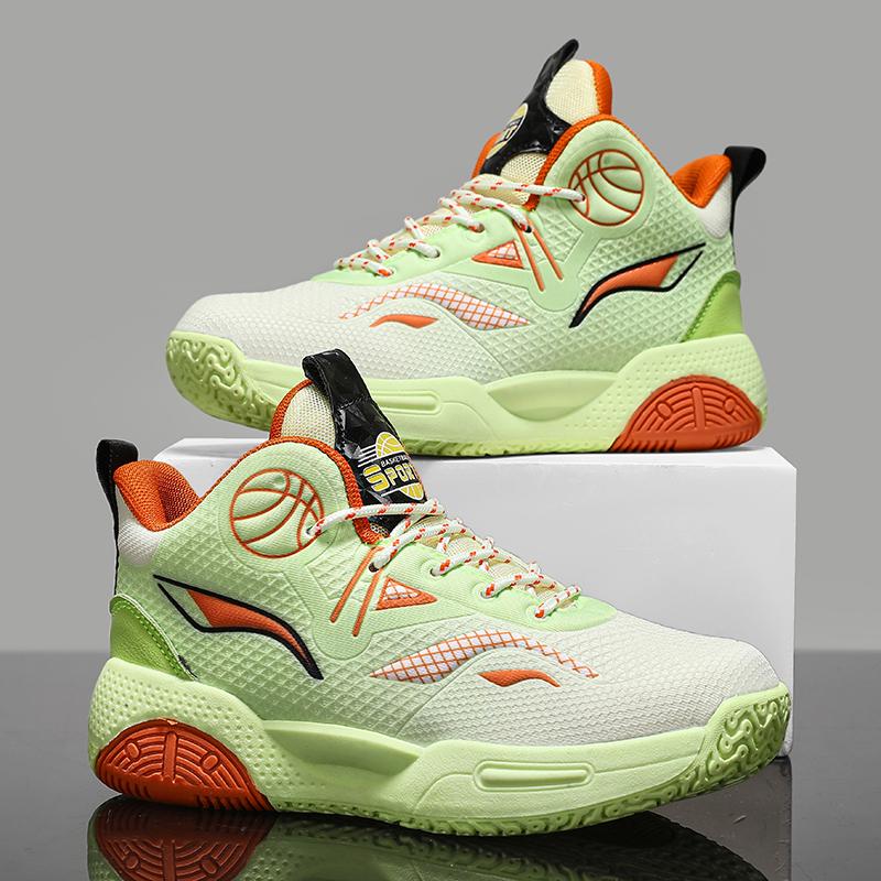 Ny mote Gutter Jenter Basketball Tennis Sportssko Barnestudenter Hightop Sneakers Trekking Boots for Childrens