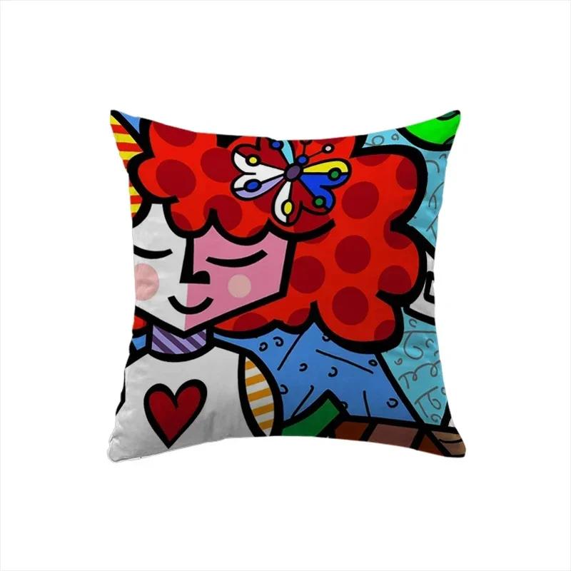 Luksuriøst Sofaputetrekk B-Britto Putetrekk Firkantet Putetrekk Hjemmetekstil Dakimakura Bryllupsgave